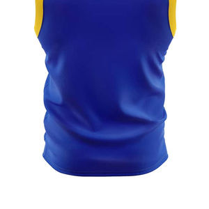 Maillot de basketball hautement recommandé et très demandé, avec votre propre logo imprimé, 100 % polyester, sans manches, service OEM, anti-humidité - Product Image 6
