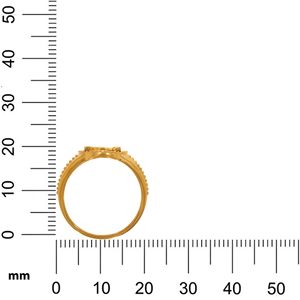 Sacred Symbol <b>Men</b>’s Gold <b>Ring</b> Premium Yellow Gold Om Engraved <b>Ring</b> <b>for</b> <b>Men</b> Traditional Hindu Spiritual Statement <b>Ring</b> - Product Image 5
