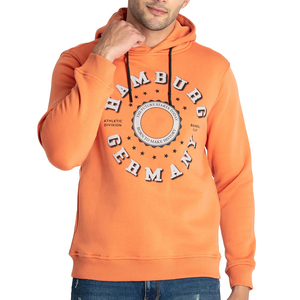 Sudadera con Capucha para Hombre, Diseño Personalizado con Logotipo Frontal, 100% Algodón, Felpa, Corte Holgado, con Bolsillos, para Invierno, Venta al Por Mayor - Product Image 1
