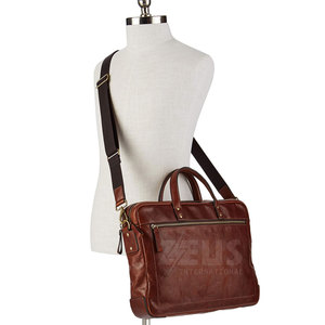 Vente directe d'usine, sac pour ordinateur portable en cuir pliable, nouveau style, qualité supérieure, sacs pour ordinateur portable en cuir légers - Product Image 3