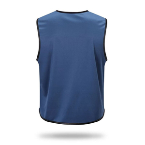 Chaleco Deportivo Unisex Azul sin Mangas con Cuello Redondo, Jersey Deportivo de Poliéster que Absorbe la Humedad, para Todas las Temporadas, Corte Regular para Adultos - Product Image 2