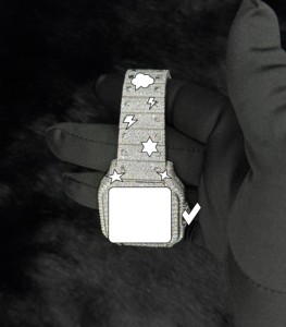 Montre mécanique automatique en acier inoxydable avec cadran en verre, couleur Moissanite VVS D, montre de luxe hip-hop unisexe, montre de créateur - Product Image 5