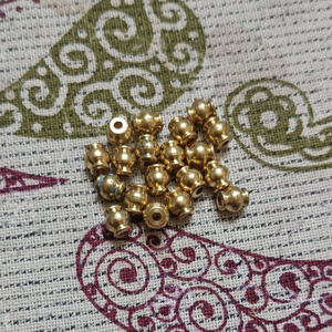 2026 new arrival loose brass <b>beads</b> 6mm 8mm 10mm spacer <b>beads</b> - <b>top</b> quality custom metal <b>beads</b> at competitive price - Product Image 4