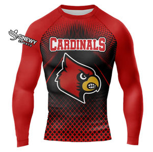 Rashguards MMA respirants de haute qualité à vendre, design personnalisé par sublimation, pour adultes, fitness, en Spandex/Polyester - Product Image 1