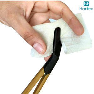 Ciseaux à bandages chirurgicaux Lister tendance, 16,5 cm, en acier inoxydable noir et doré, service OEM ODM, nouvelle collection, meilleures ventes - Product Image 6