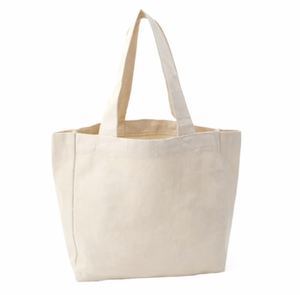 COTTON FIELD Custom Foldable 100% Cotton <b>Canvas</b> <b>Mini</b> Tote Bag Pockets Zipper Closure Customized Logo Shoulder Handle Reusable - Product Image 5