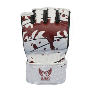 Équipement de plein air, gants de MMA personnalisés avec logo, gants de MMA pour jeunes, gants de MMA imprimés, gants de MMA demi-doigts - Product Image 6