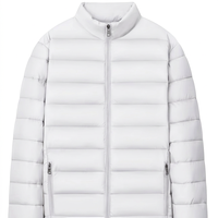 Veste d'hiver pour homme de qualité supérieure, personnalisée, tendance, écologique, en laine, matelassée, avec fermeture éclair, col montant, capuche, coupe-vent, 100% laine