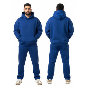 Conjunto de Sudadera con Capucha y Pantalones Acampanados de Tela Gruesa con Lavado Ácido, Estilo Vintage Oversize, Estética de los 90 - Product Image 4