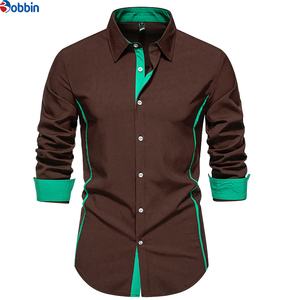 Camisa Casual de Manga Larga para Hombre, Verano, OEM, Cómoda, Transpirable, Clásica, Precio Top - Product Image 5