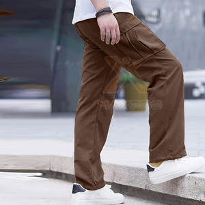 Pantalones Cargo para Hombre Talla Grande, Pantalones Cargo para Uso en Exteriores, Pantalones Cargo Hechos 100% de Algodón - Product Image 3