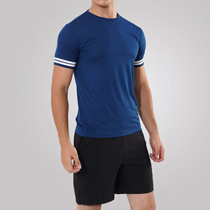 เสื้อยืดออกกำลังกายผู้ชาย น้ำหนักเบา เสื้อยืดสำหรับออกกำลังกาย วิ่ง เล่นกีฬา เสื้อยืดผู้ชายเนื้อผ้าบางเบา - Product Image 3