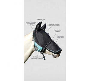 Horse Fly Protective <b>Eye</b> and Ear Cover Soft Fine Mesh Design with Comfortable Fit for Horses During Outdoor Exercise with OEM - Product Image 2
