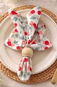 Anillos para Servilletas de Rafia Hechos a Mano, Decoración Costera de Playa - Product Image 2