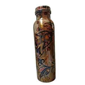 Bouteille d'eau en métal imprimée antique artistique avec bouchon sécurisé, bouteille de boisson réutilisable pour le bureau, la salle de sport et les voyages - Product Image 1