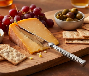 Juego de cuchillos para queso de acero inoxidable con mango acanalado, herramientas de cocina duraderas para servir queso y uso en restaurantes - Product Image 5
