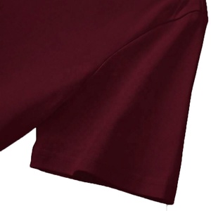 T-shirts surdimensionnés les plus vendus pour hommes 100% coton Style Hip Hop courte longueur conception de Logo personnalisé sérigraphie solide - Product Image 3