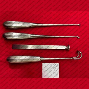 Juego de instrumentos ortopédicos veterinarios más vendidos, juego de 4 piezas, kit de cirugía animal, juego de herramientas quirúrgicas veterinarias de acero inoxidable, CE - Product Image 5