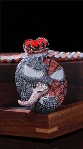 Pendentif Araignée en Moissanite – Pendentif Hip Hop Super-héros Sertie de Pierres (Pendentif Seul) - Product Image 6