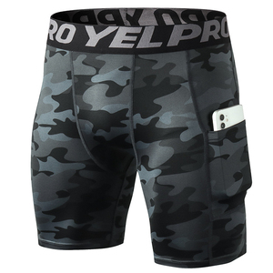 Spandex & Cotton Material Made Men <b>Compression</b> <b>Shorts</b> Gym Fitness Workout Clothing Men <b>Compression</b> <b>Shorts</b> For sale - Product Image 2