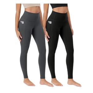 Leggings Deportivos de Cintura Alta para Mujer, Elásticos, para Gimnasio, Entrenamiento, Running, Yoga, Ropa Deportiva, con Bolsillo Lateral - Product Image 5