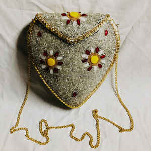 Artisanat en résine Pochette en résine Designer Sac à main pour femme Sac à main en résine marbrée verte Pochette en nacre - Product Image 2