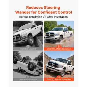 Kit Stabilizzatore di Sterzo Doppio da 2 Pollici per Dodge Ram 2500/3500 4WD 2003-2012, Compatibile con Sospensioni per Camion - Product Image 5