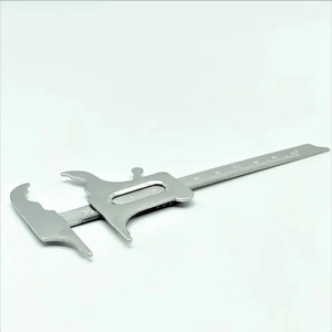 Calibrador Dental Manual Reutilizable de Acero Inoxidable, Instrumento Quirúrgico para Medir con Precisión los Dientes y el Espacio entre Dientes - Product Image 2