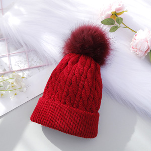 Unisex Winter <b>Beanie</b> Hat 100% Acrylic Fleece <b>Lined</b> Soft Ski Cuff Cap Pom Pom Adult Casual Jacquard Knit <b>Beanie</b> Hats - Product Image 3