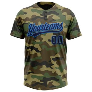 เสื้อซอฟต์บอลลายพรางสีชมพูฟ้าอ่อนแบบกำหนดเองสำหรับผู้ชาย แขนสั้น พิมพ์ลายแบบซับลิเมชั่น ระบายเหงื่อได้ดี ผลิตจากโพลีเอสเตอร์ 100% ชุดทีม - Product Image 3