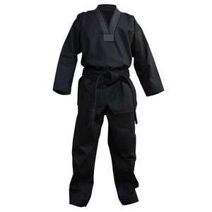 Dobok de Taekwondo Duradero, Ligero, Transpirable y de Secado Rápido, de Poliéster/Algodón, con Cinturón Blanco para Adultos, para Práctica y Combate - Product Image 5