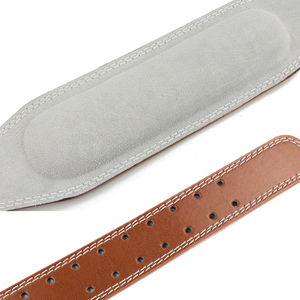 Sportwear New Premium Genuine Cowhide Leather Weightlifting Powerlifting <b>Belt</b> for Strength Training Support for Safety Gym - Product Image 6