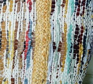 Sacs à main tendance 2026 en jute et coton multicolores de style bohème pour femmes, nouveaux sacs messagers faits à la main pour le soir - Product Image 2