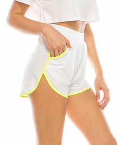 Shorts pour femmes 2026 de haute qualité, personnalisables avec logo, nouveau style tendance, respirants, écologiques, séchage rapide, couleur unie, en polaire - Product Image 2