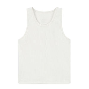 Débardeur Homme Style Américain 100% Coton Tricot Côtelé Épais Lavé Séchage Rapide Respirant Décontracté Musculation Personnalisable - Product Image 4