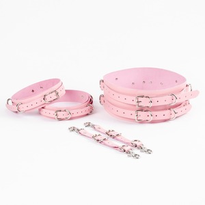 Ceinture en cuir véritable OEM d'usine avec manchettes de cuisse, harnais de jambe réglable, sangle de bondage, lingerie corporelle, anneau RTTS-0054 - Product Image 1