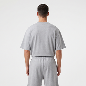 Ensemble de t-shirts et shorts d'été pour hommes, respirant, taille oversize, ensemble pour jumeaux - Product Image 2