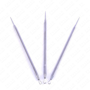 Kit d'extraction des points noirs et de l'acné en acier inoxydable, outils professionnels pour l'élimination des comédons et des boutons, pour les soins de beauté - Product Image 5