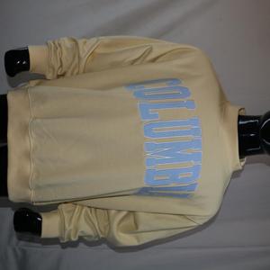 Sudadera COLUMBIA con cuello simulado, 450 GSM, bordado con nombre personalizado, corte holgado, 100% algodón, felpa francesa. - Product Image 1