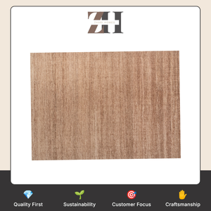 Alfombra Rectangular Beige de Viscosa Tejida a Mano, Elegante Alfombra Decorativa a Precio de Mayoreo - Product Image 6