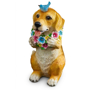 Lámpara Solar de Jardín con Diseño de Cachorro - Product Image 1