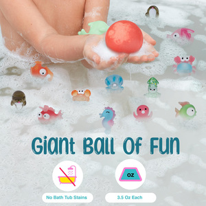 Bolas de baño de etiqueta privada de Venta caliente, bolas de baño de burbujas coloridas personalizadas, muñecas integradas, juegos de regalo de precio competitivo OEM - Product Image 3