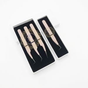 Venta al por mayor de pinzas de agarre de diamante sostenible PUNTO DE Plasma negro mate chocolate en polvo recubrimiento de acero inoxidable Etiqueta Privada - Product Image 3