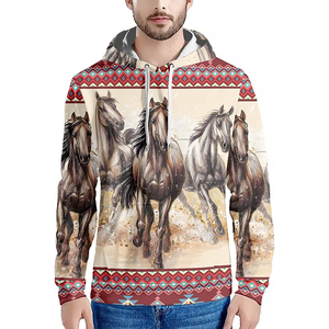 Sweat à capuche zippé oversize en molleton épais pour homme, personnalisable avec logo imprimé par décharge, style streetwear vintage avec poches - Product Image 3
