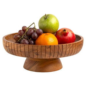 Tazón de Servir de Madera de Alta Calidad, Ecológico, Estilo Americano, para el Hogar, Fiestas y Cenas, Precio al por Mayor, Aaliyan - Product Image 1