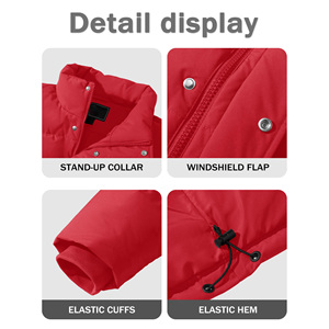 Chaquetas Acolchadas para Hombre, Nueva Colección, Chaquetas Acolchadas Cálidas, Personalizables en Todos los Colores y Tallas, Chaqueta Acolchada Casual para Hombre, Resistente al Viento - Product Image 3