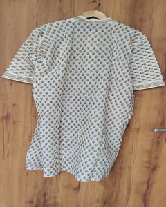 Última Oferta: Kimono Estampado de Algodón con Estampado Floral Hecho a Mano, Transpirable, de Manga Larga, Disponible en Varias Tallas - Product Image 4