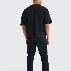 เสื้อยืดทรงบ็อกซ์ แบรนด์ Manufacturer Blank Box ทรงโอเวอร์ไซส์ ไหล่ตก ทรงบ็อกซี่ น้ำหนักเบา ผ้าฝ้าย 100% ปรับแต่งได้ เป็นมิตรกับสิ่งแวดล้อม ผ้าถักเนื้อนุ่ม ทรงหลวม - Product Image 2