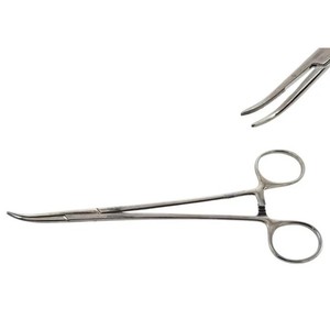 Pinzas Schnidt Tonsil Forceps de Anillo Cerrado Curvas, Instrumento Quirúrgico ORL, Herramienta Hemostática de Agarre de Acero Inoxidable de Vaslcare - Product Image 1
