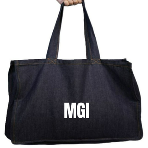Bolsa de Compras de Lona de Algodón Promocional de Viaje, Grande, de Diseño, Linda, con Logotipo Personalizado, Lavable, Resistente, en Blanco - Product Image 1